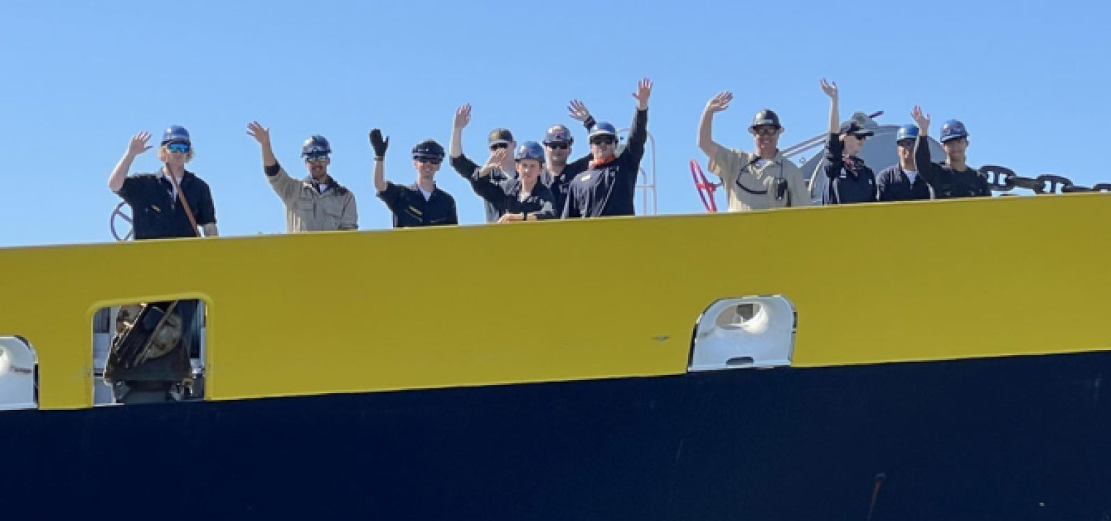TS Golden Bear Sets Sail from Vallejo