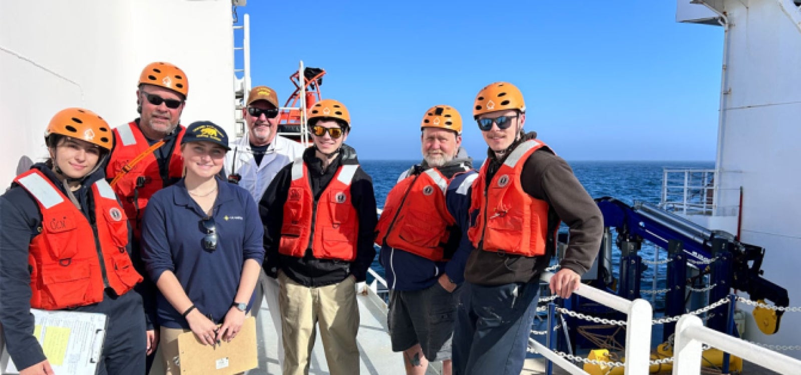 Oceanography Students Set Sail with TS Golden Bear