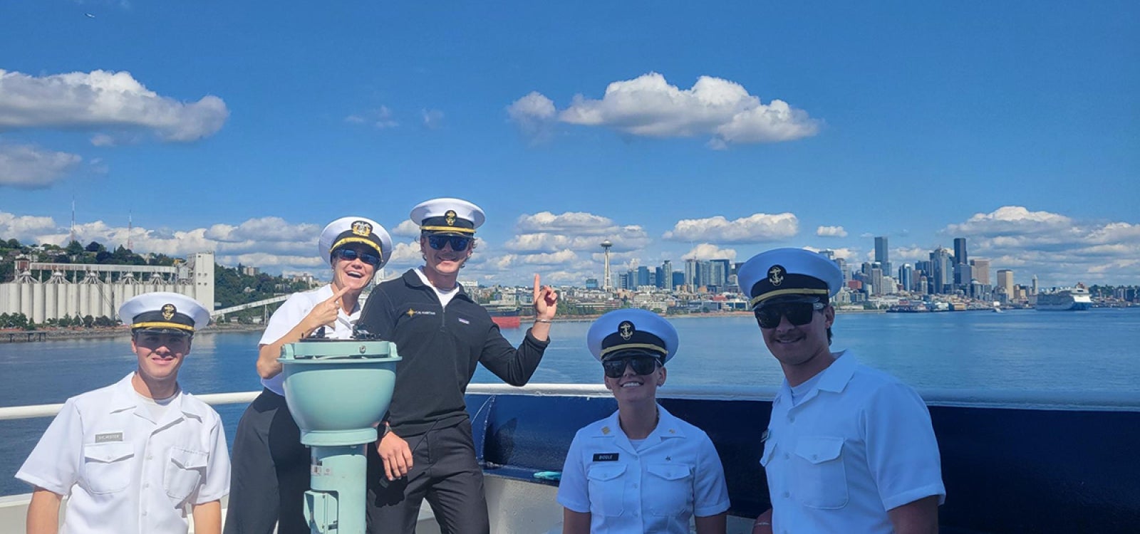 We were all excited and ready for a much needed break after two weeks underway :)