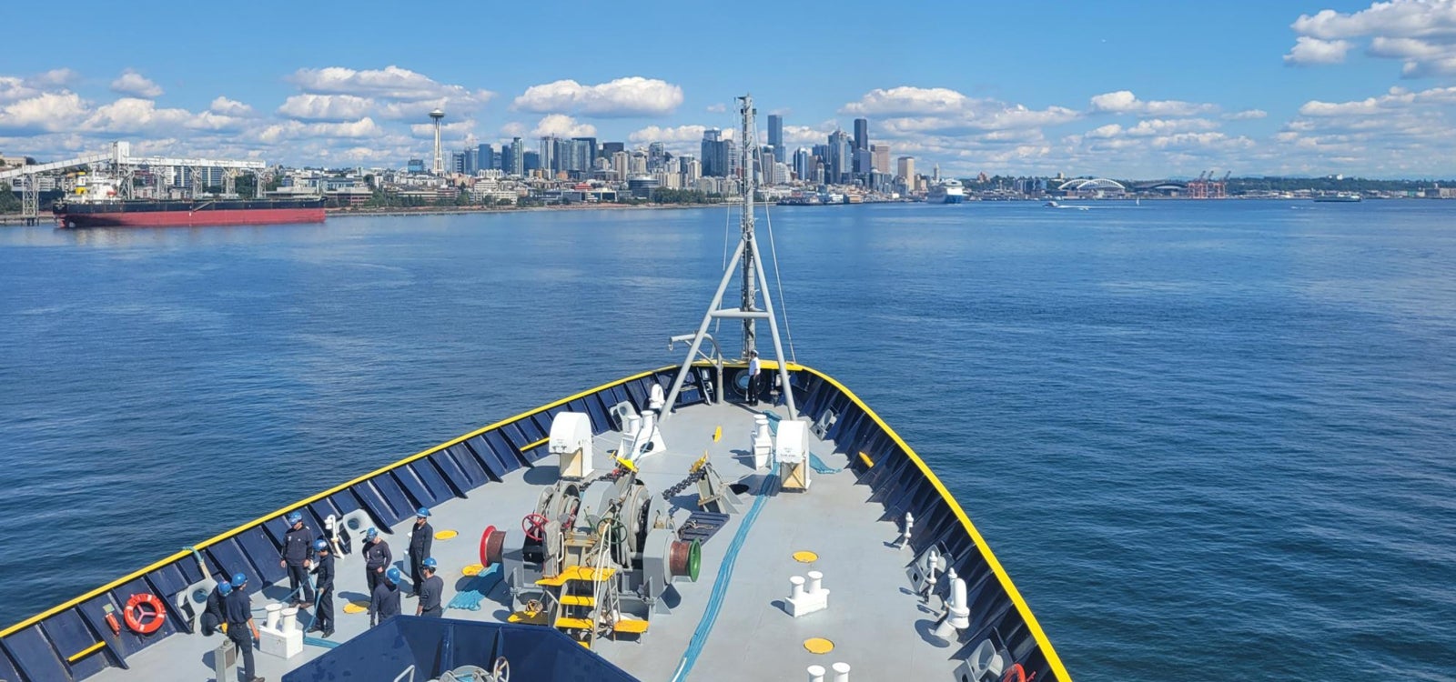 Training Ship Golden Bear arriving in Seattle