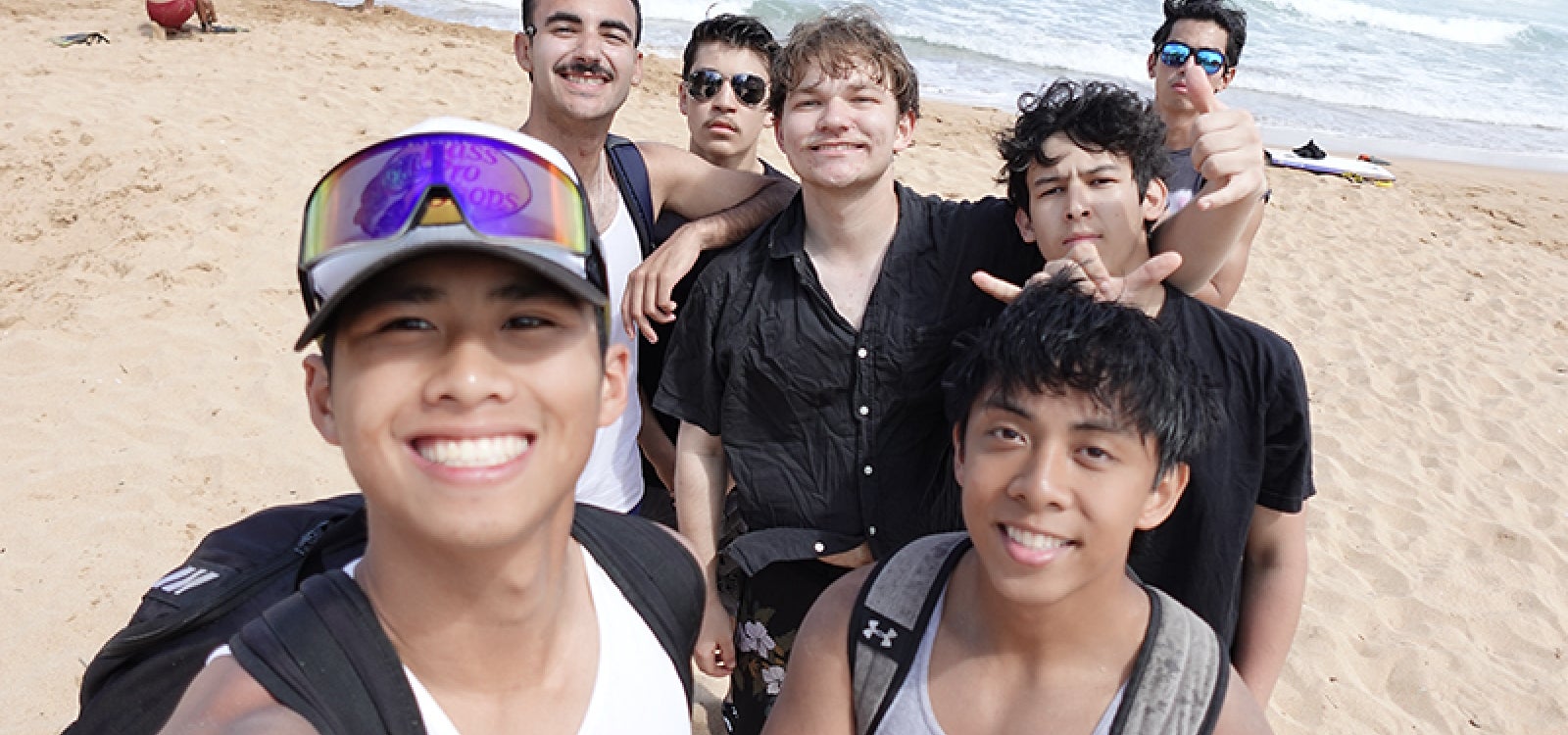 Cadets enjoyed beach time. Photo courtesy of Cadet Matthew Chaidez.