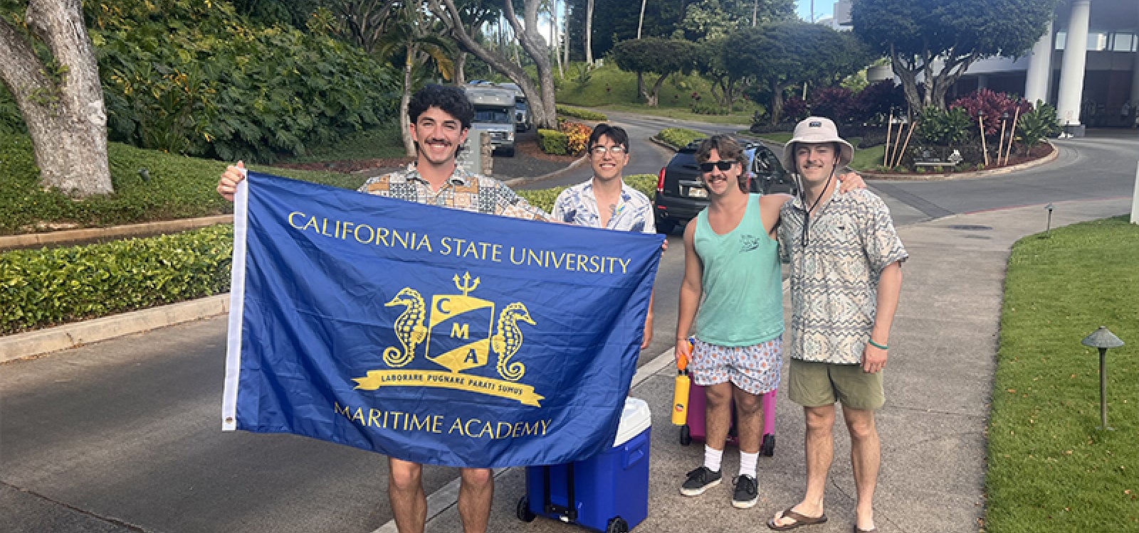 Cadets represented the academy during Kauai tours.