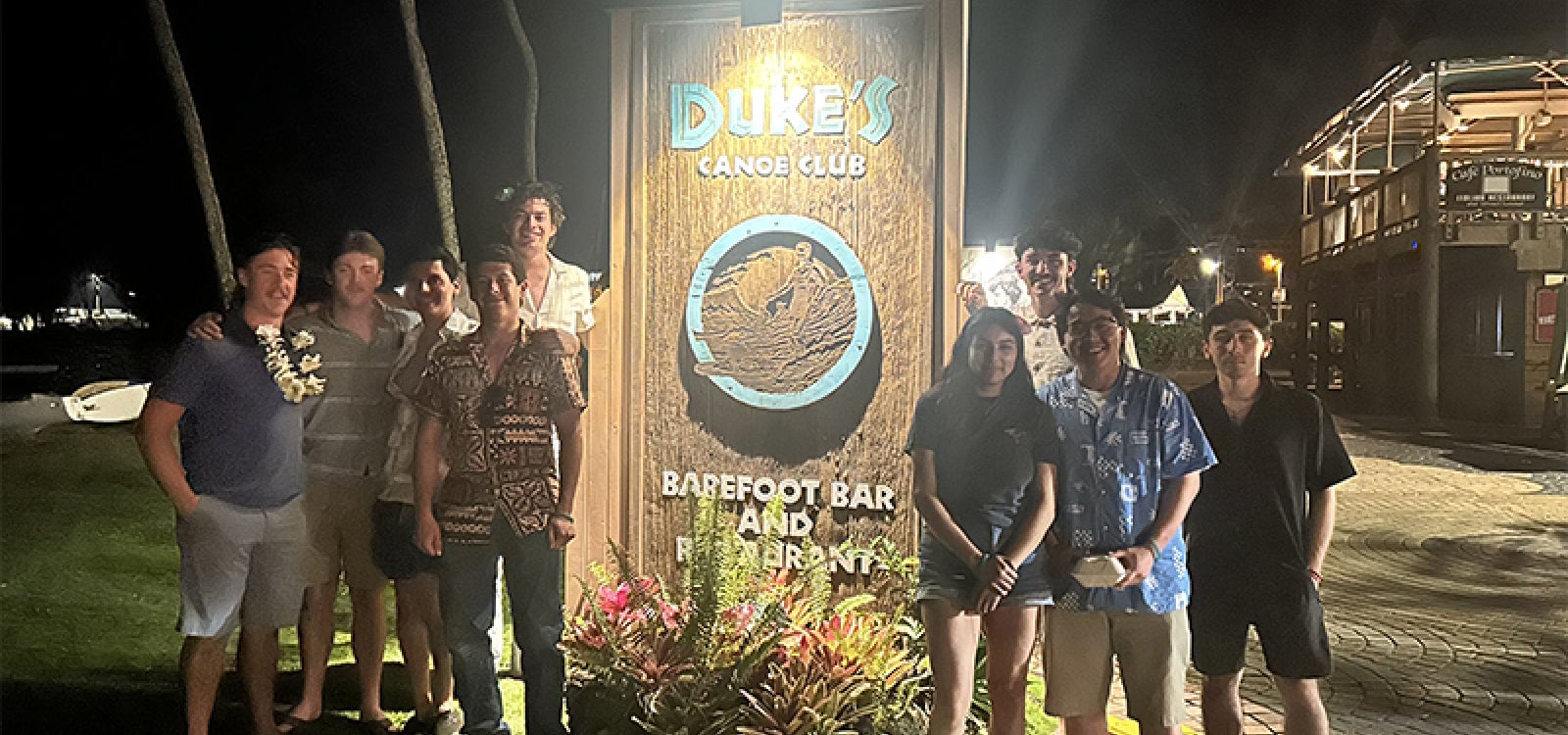 Dukes was a popular destination for folks as it was walking distance from the ship. Photo Credit Jan Johnson