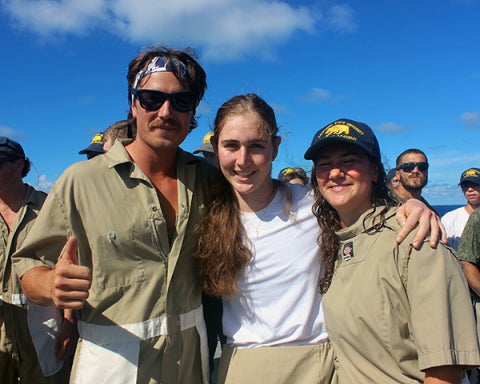 Cadets celebrate together during the Sinbad Games, where friendly competition and shared experiences strengthen the bonds built throughout Summer Sea Term.