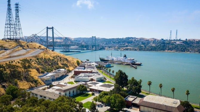 Areal view of Cal Maritime
